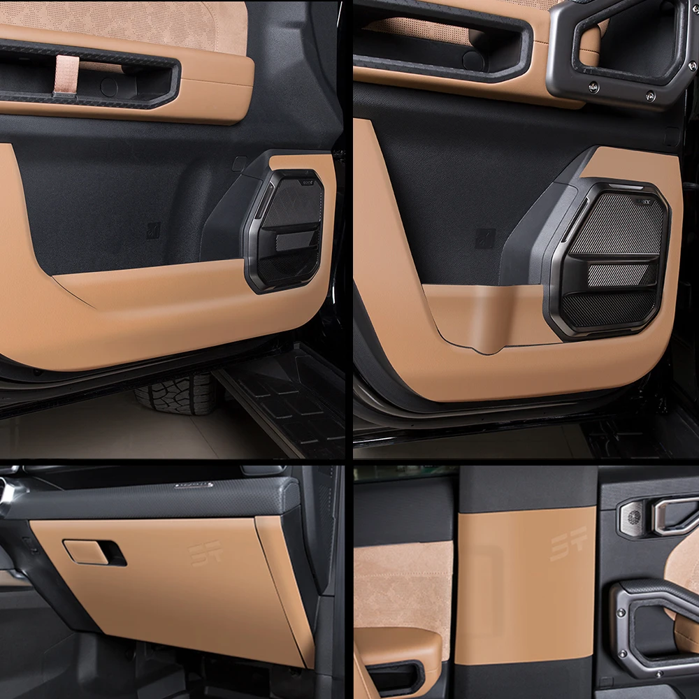 Для Chery Jetour Traveler T2 интерьерная противоударная кожаная дверь B-стойка защита перчаточного ящика автомобильные аксессуары модификация
Для Chery Jetour Traveler T2 интерьерная противоударная кожаная дверь B-стойка защита перчаточного ящика автомобильные аксессуары модификация