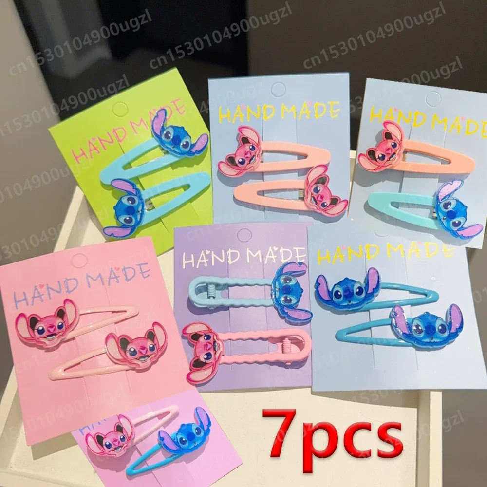7pcs/set Disney Stitch Print Hair Clips for Women Girls Geometric Hairpin BB Clips Bangs Hairpins Barrettes Hair Accessories Set
7pcs/set Disney Stitch Print Hair Clips for Women Girls Geometric Hairpin BB Clips Bangs Hairpins Barrettes Hair Accessories Set