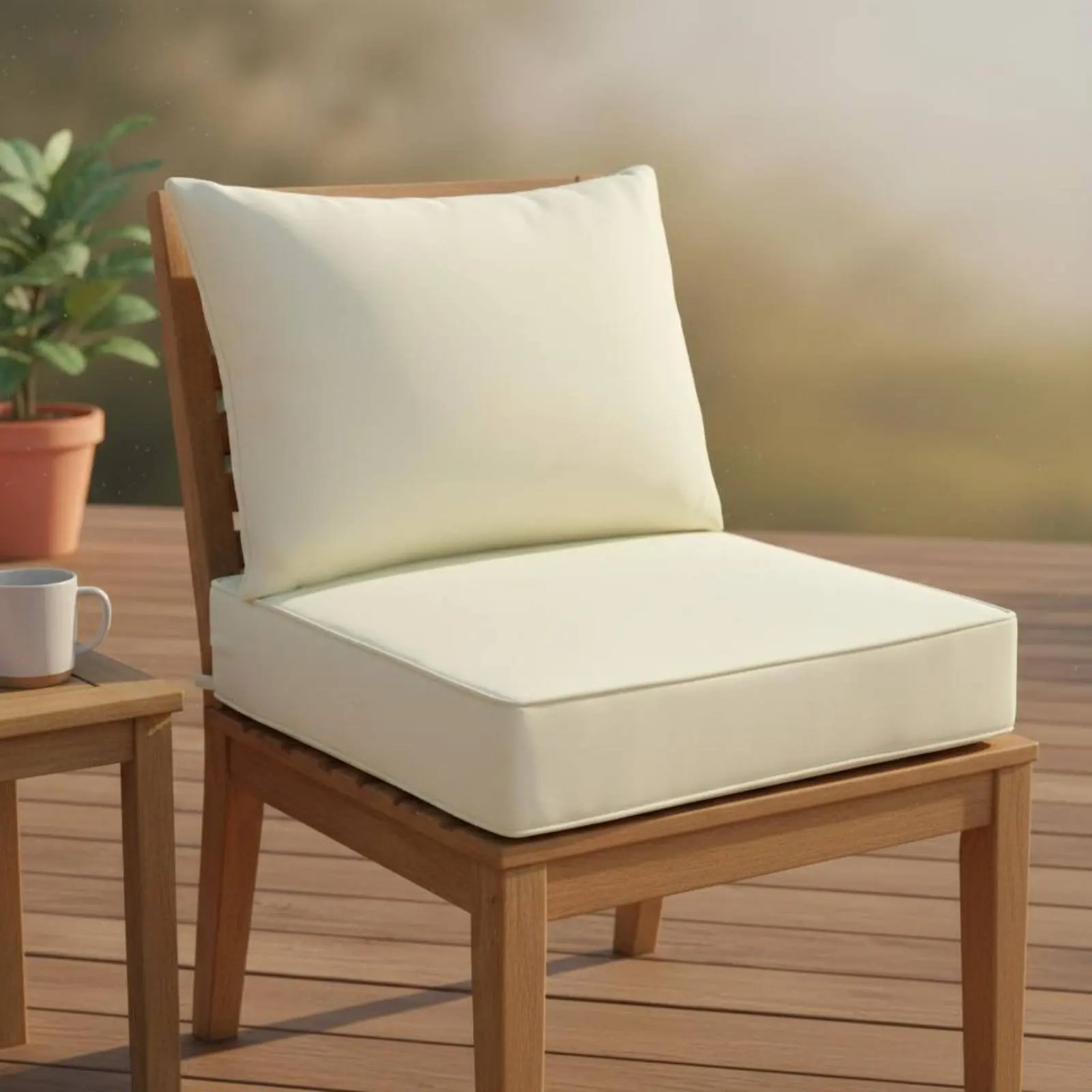 Patio Chair Pad Thick Patio Chair Pad Set Seat and Backrest Cushions Removable Cover Seating Accessory Secure Straps
Patio Chair Pad Thick Patio Chair Pad Set Seat and Backrest Cushions Removable Cover Seating Accessory Secure Straps