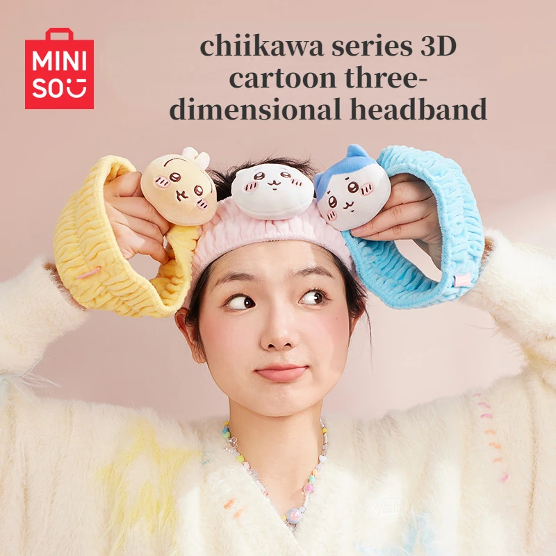 MINISO Chiikawa Series Cute Hachiware3D Cartoon Three-dimensional Headband Usagi Girls Soft Headband Artifact Gifts
MINISO Chiikawa Series Cute Hachiware3D Cartoon Three-dimensional Headband Usagi Girls Soft Headband Artifact Gifts