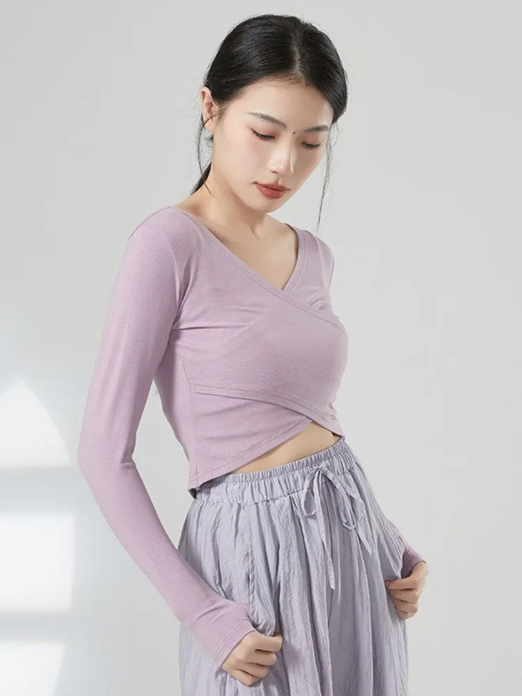 Dance Performances Dance Practice for Adult Wowearing A Long Sleeved Top Before and After Modern Chinese Classical Dance Slim Fi
Dance Performances Dance Practice for Adult Wowearing A Long Sleeved Top Before and After Modern Chinese Classical Dance Slim Fi