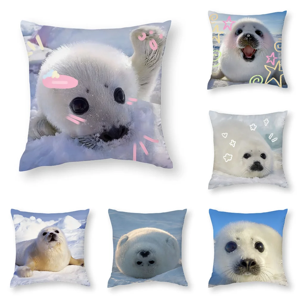 Seal Animal Cute Pillow Case 3D Print Polyester Fiber 40*40 cm Home Sofa Throw Pillow Cover Decoration Festival Gift
Seal Animal Cute Pillow Case 3D Print Polyester Fiber 40*40 cm Home Sofa Throw Pillow Cover Decoration Festival Gift