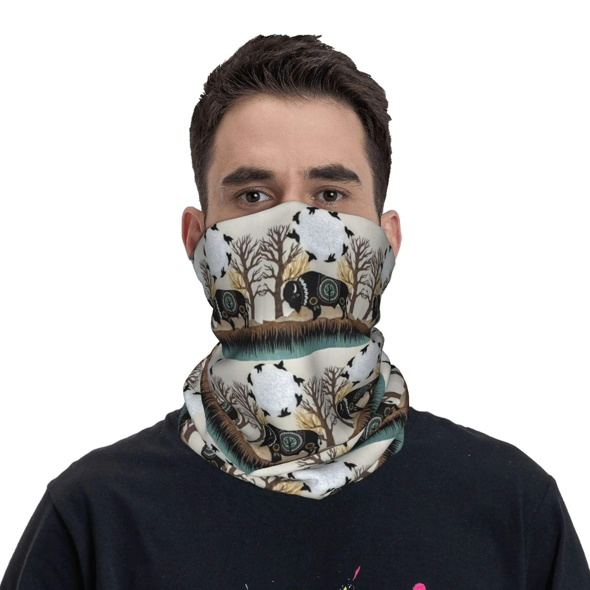 Buffalo and Floral Bandana Neck Gaiter Printed Mask Scarf Cycling Scarf Outdoor Sports for Men Women Adult Winter
Buffalo and Floral Bandana Neck Gaiter Printed Mask Scarf Cycling Scarf Outdoor Sports for Men Women Adult Winter