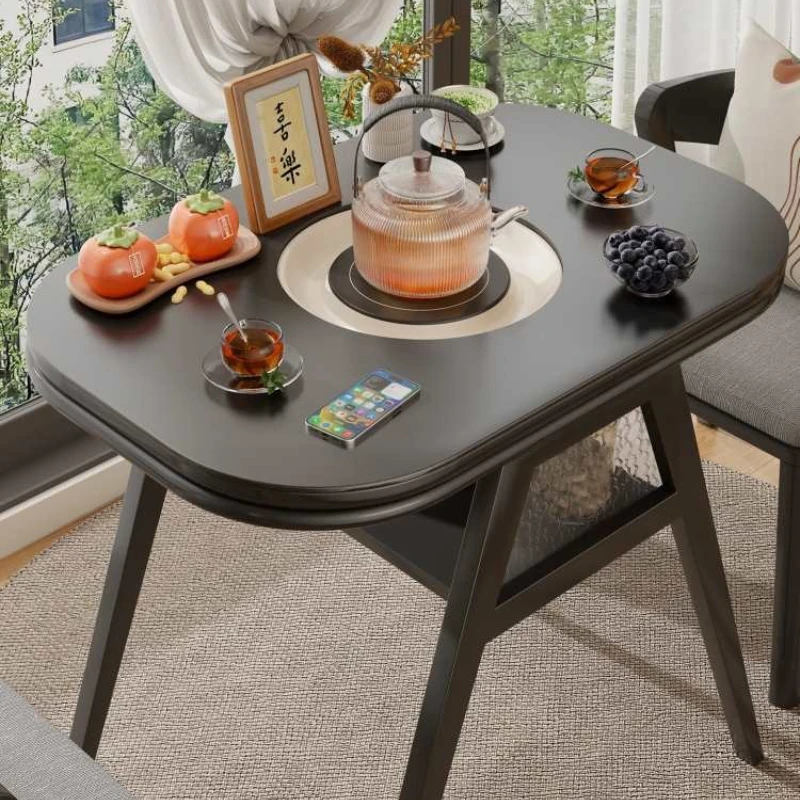 Комбинация чайного столика и стула для внутреннего балкона, небольшой корпус из цельного дерева, плита для чая, электрическая керамика
Комбинация чайного столика и стула для внутреннего балкона, небольшой корпус из цельного дерева, плита для чая, электрическая керамика