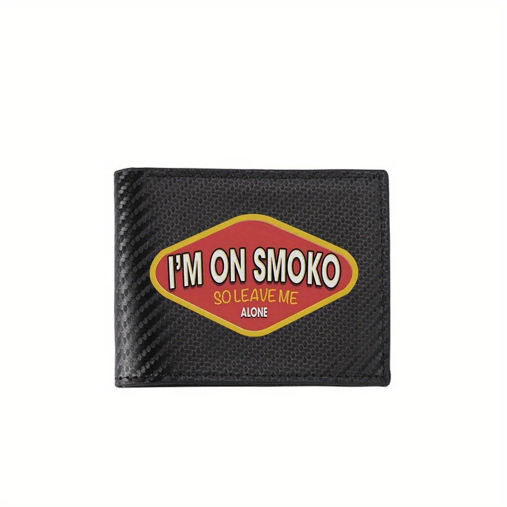 Мужские кошельки I'M ON SMOKO LEAVE ME ALONE, простые деловые, современные, стильные, с принтом, подарки для отца, парня, Рождества Lo
Мужские кошельки I'M ON SMOKO LEAVE ME ALONE, простые деловые, современные, стильные, с принтом, подарки для отца, парня, Рождества Lo