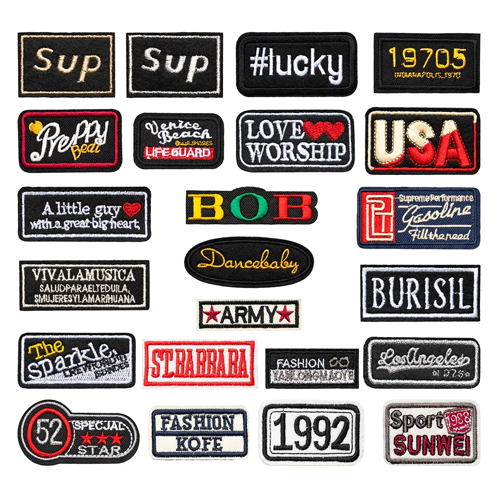 Square Embroidery Patch Letter Stickers Appliques for Clothing Iron on Patches for Clothes Scp Clothes Accessories
Square Embroidery Patch Letter Stickers Appliques for Clothing Iron on Patches for Clothes Scp Clothes Accessories