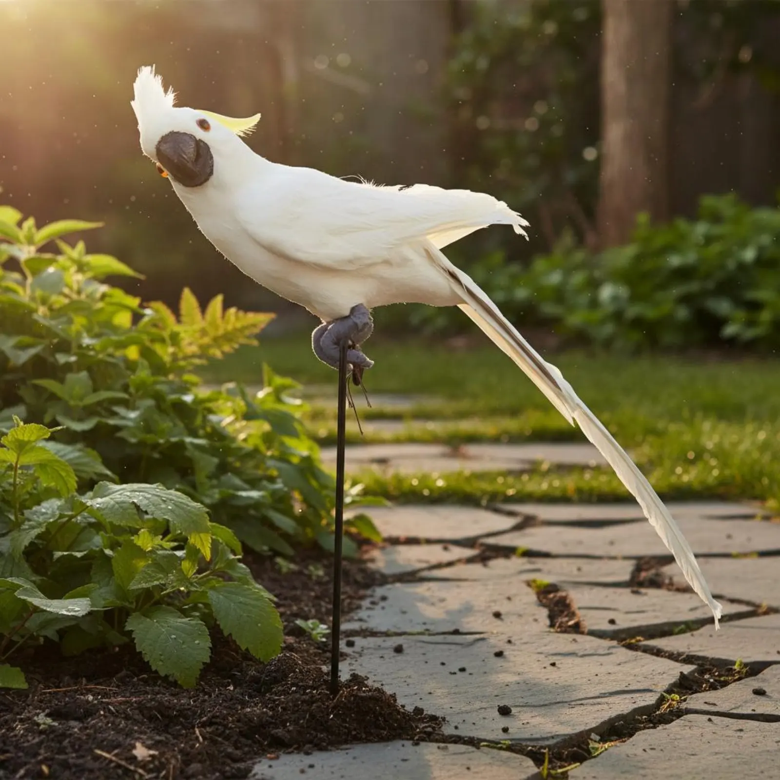 Simulation Macaw Statue Lively Hues Fake Parrot Decoration Artificial Avian Replica Realistic Design Creature Figurine for Patio
Simulation Macaw Statue Lively Hues Fake Parrot Decoration Artificial Avian Replica Realistic Design Creature Figurine for Patio