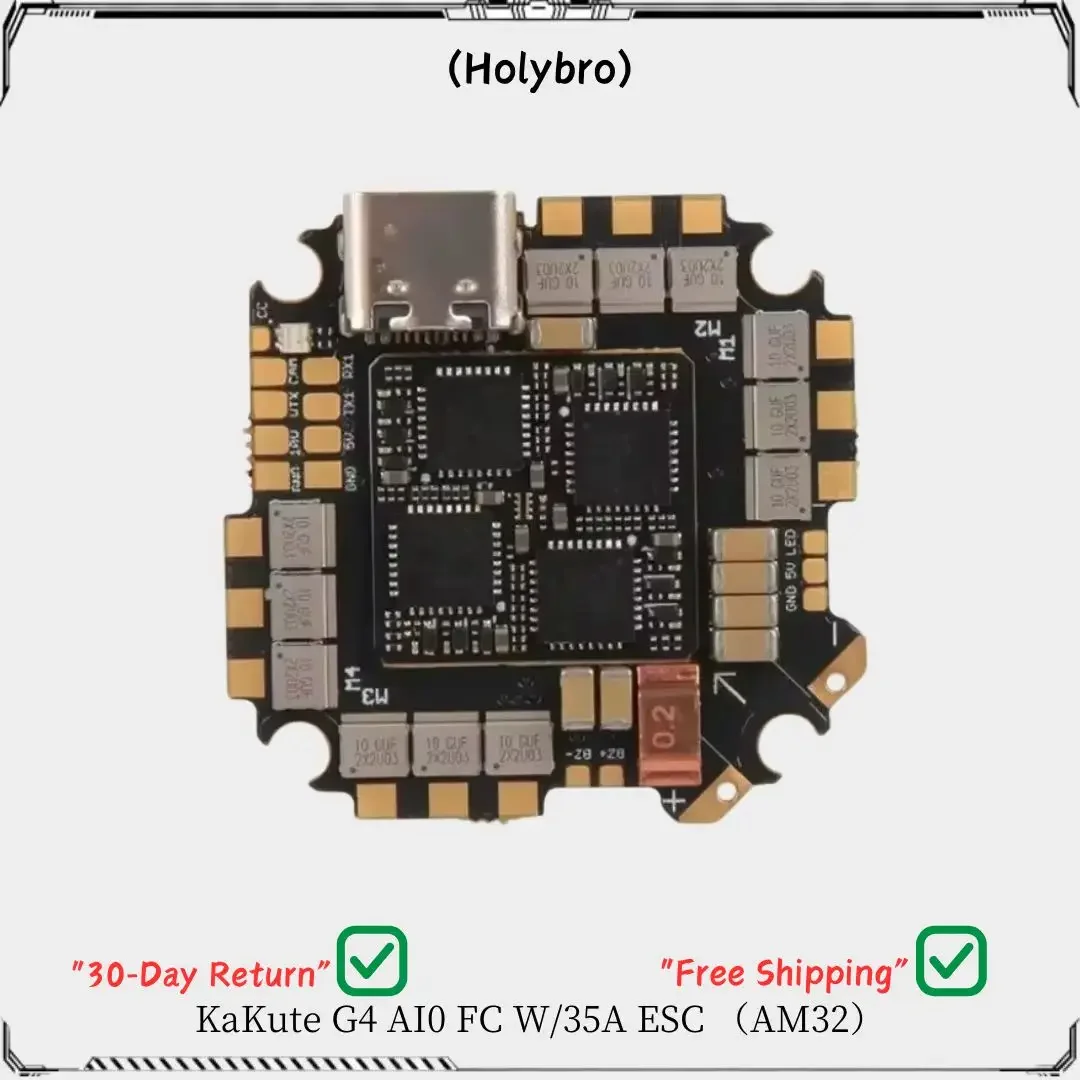 Контроллер полета Holybro Kakute G4 AIO 35A G473 с AM32 F4 35A 4in1 ESC 2-6S LIPO 25X25 мм для FPV дронов для фристайла DIY Запчасти
Контроллер полета Holybro Kakute G4 AIO 35A G473 с AM32 F4 35A 4in1 ESC 2-6S LIPO 25X25 мм для FPV дронов для фристайла DIY Запчасти
