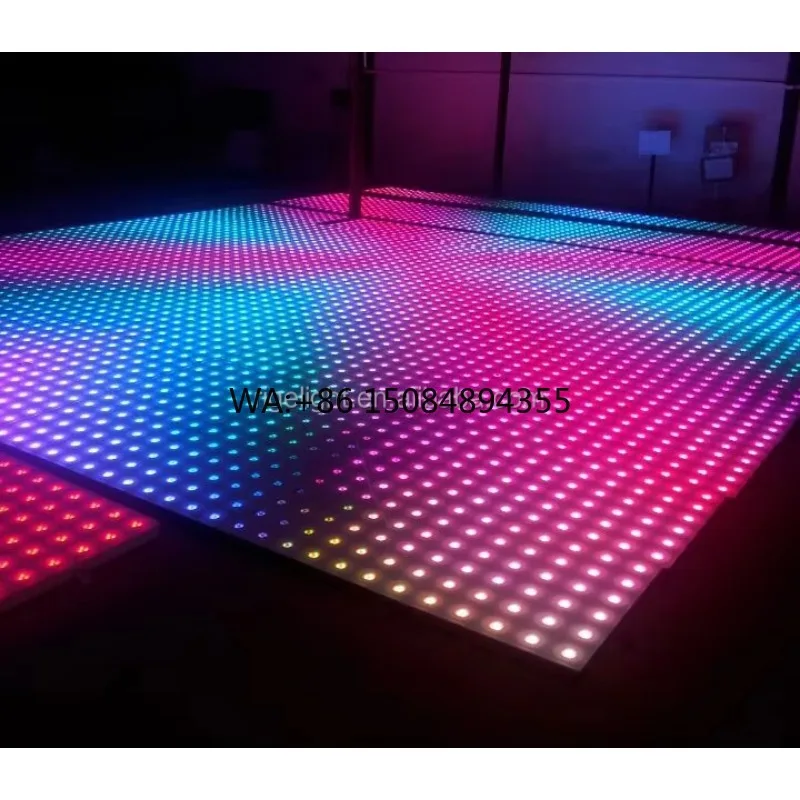 1.96*1.96ft RGB LED Portable Stage Digital LED Dance Floor for Events Wedding Disco Dj Party
1.96*1.96ft RGB LED Portable Stage Digital LED Dance Floor for Events Wedding Disco Dj Party