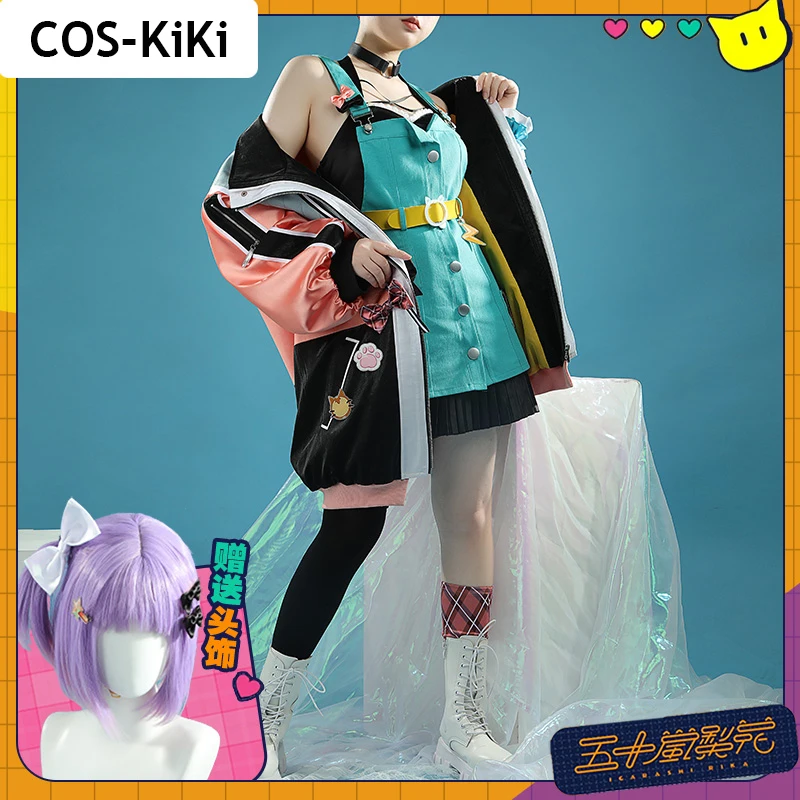COS-KiKi Vtuber Nijisanji Igarashi Rika Game Suit Cosplay Costume Sweet Lovely Dress Uniform Halloween Party Role Play Outfit
COS-KiKi Vtuber Nijisanji Igarashi Rika Game Suit Cosplay Costume Sweet Lovely Dress Uniform Halloween Party Role Play Outfit