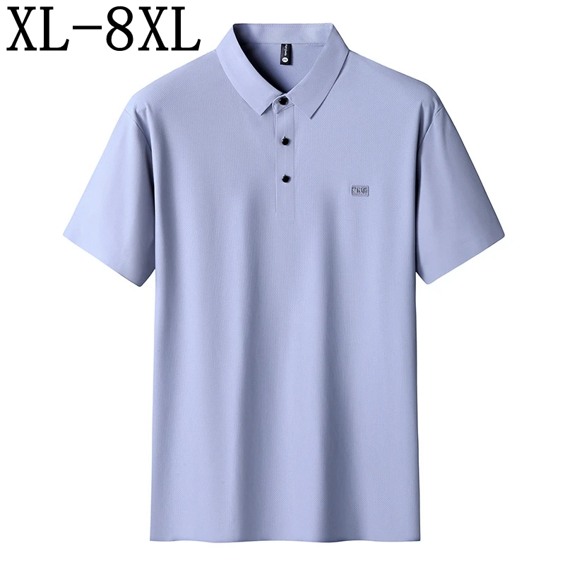 8XL 7XL 6XL 2025 Новые летние элитные дышащие рубашки из ледяного шелка для мужчин Топы Повседневные свободные мужские рубашки поло с лацканами Поло Homme
8XL 7XL 6XL 2025 Новые летние элитные дышащие рубашки из ледяного шелка для мужчин Топы Повседневные свободные мужские рубашки поло с лацканами Поло Homme