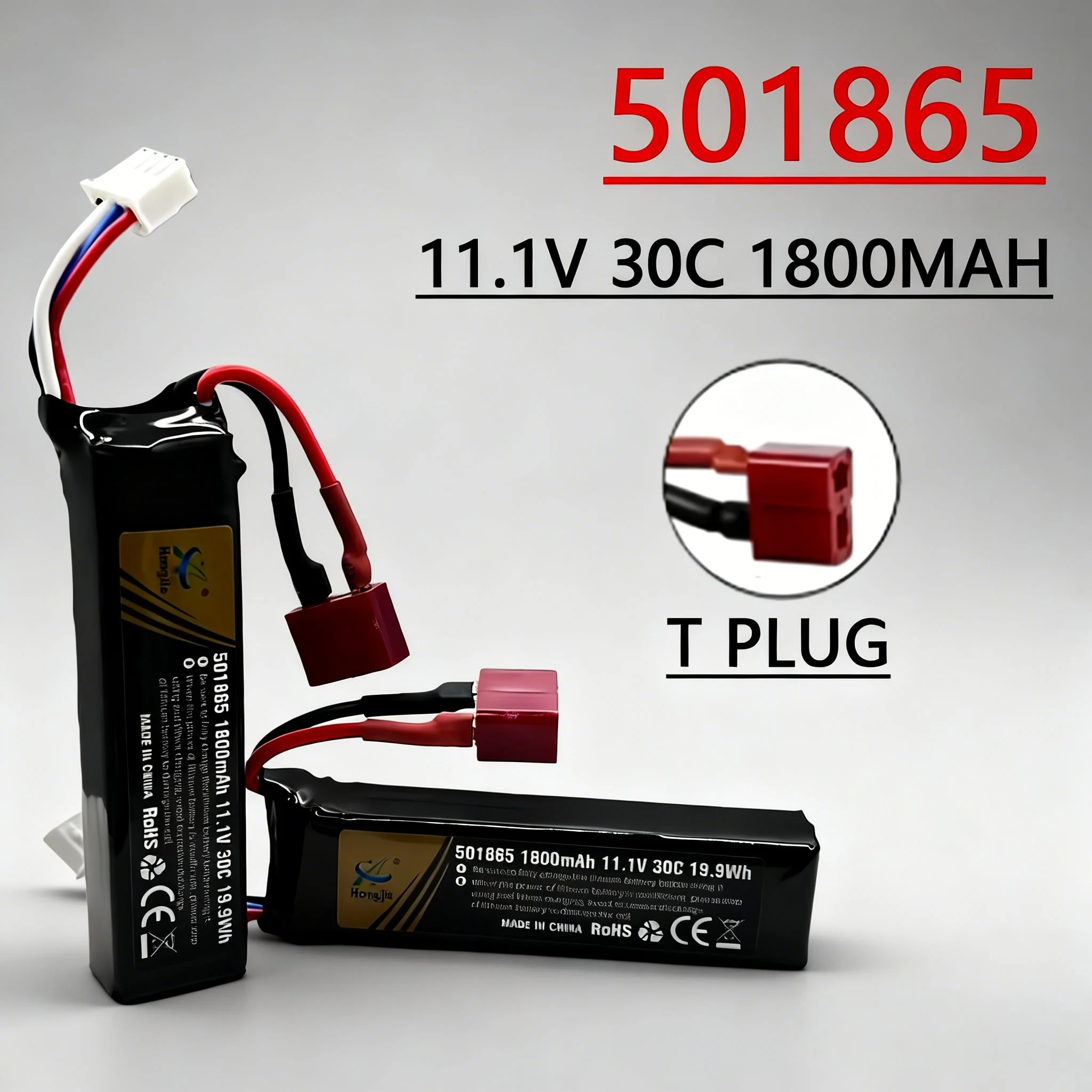 1800mAh 30C 11.1V LiPo T Plug Battery – Rechargeable Accessory for RC Cars, Water Guns, Mini Paintball & Toy Guns
1800mAh 30C 11.1V LiPo T Plug Battery – Rechargeable Accessory for RC Cars, Water Guns, Mini Paintball & Toy Guns