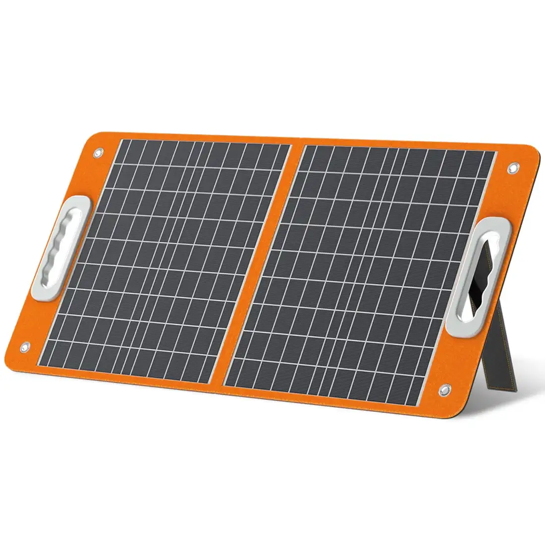 60W Portable Solar Panel for Power Station, 18V Foldable Solar Charger with Adjustable Kickstand & Type-C USB Output for Outdoor
60W Portable Solar Panel for Power Station, 18V Foldable Solar Charger with Adjustable Kickstand & Type-C USB Output for Outdoor