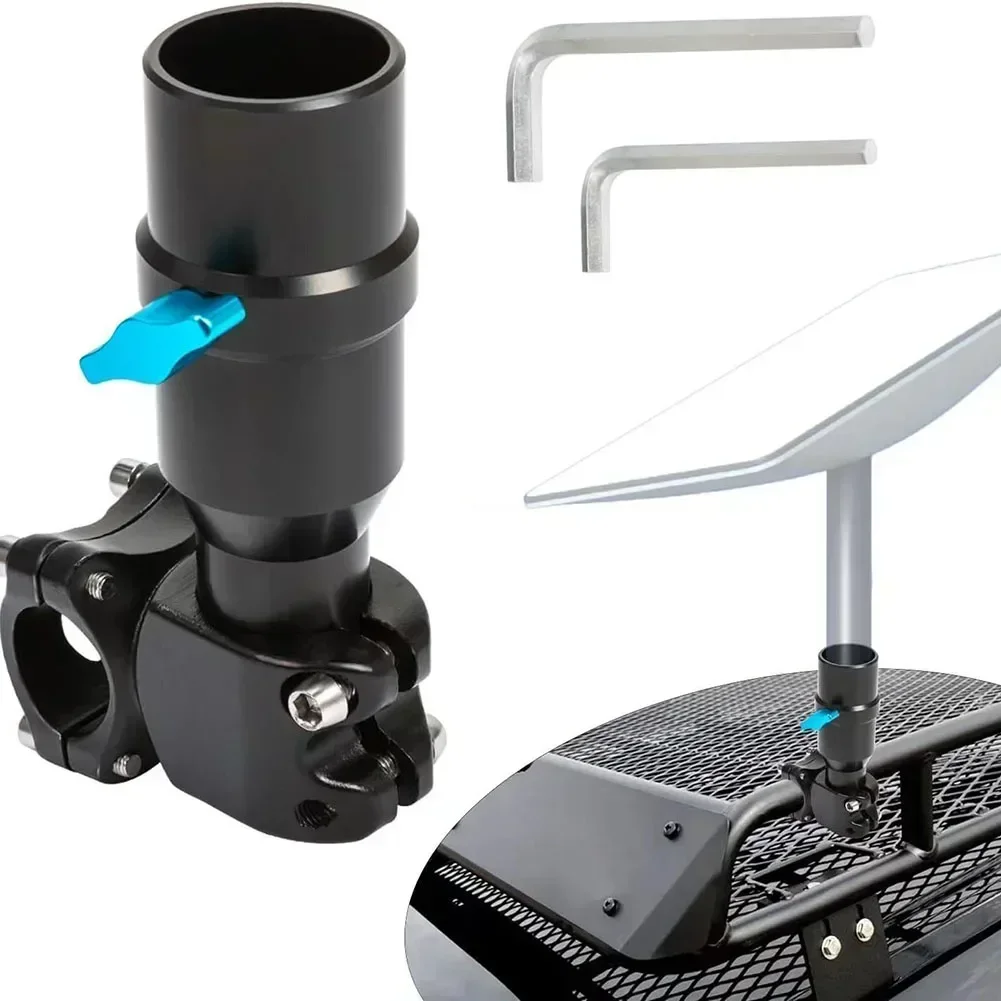 1pcs Mounting Brackets For Mount With Pipe Adapter For RV Load-Bearing 200lbs For Versatile Mounting
1pcs Mounting Brackets For Mount With Pipe Adapter For RV Load-Bearing 200lbs For Versatile Mounting