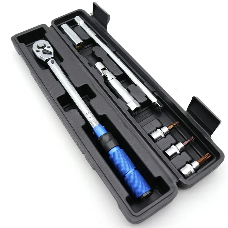 Adjustable 3/8" 10-60N.m Torque Wrench Kit Car Spark Plug Special Removal Tool For Automotive Maintenance Repair Wrench
Adjustable 3/8" 10-60N.m Torque Wrench Kit Car Spark Plug Special Removal Tool For Automotive Maintenance Repair Wrench