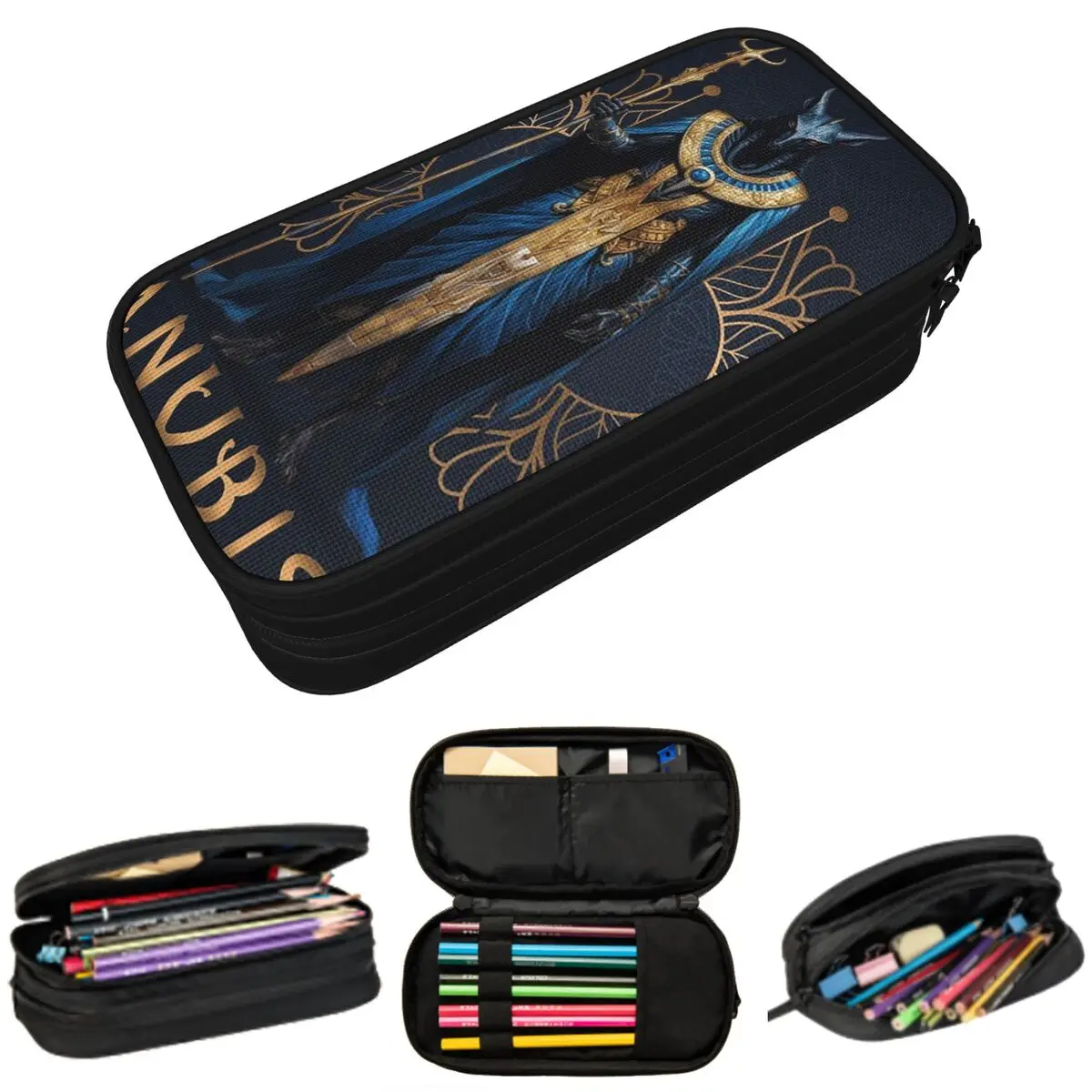 Anubis The Jackal-Headed God Of The Dead Egyptian God Pencil Case for Boys Girls Pen Box Pencil Bag Stationery Supplies Pen Bag
Anubis The Jackal-Headed God Of The Dead Egyptian God Pencil Case for Boys Girls Pen Box Pencil Bag Stationery Supplies Pen Bag