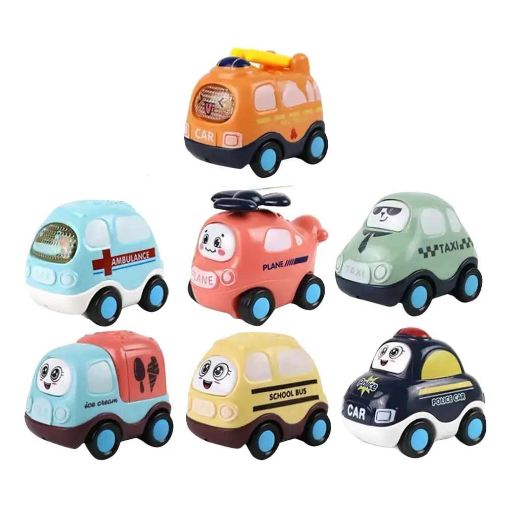 7Pcs Small Car Pull Back Inertial Vehicles Set Educational Kid Gift Friction Powered Mini Cars Pull Back Vehicle Toys
7Pcs Small Car Pull Back Inertial Vehicles Set Educational Kid Gift Friction Powered Mini Cars Pull Back Vehicle Toys