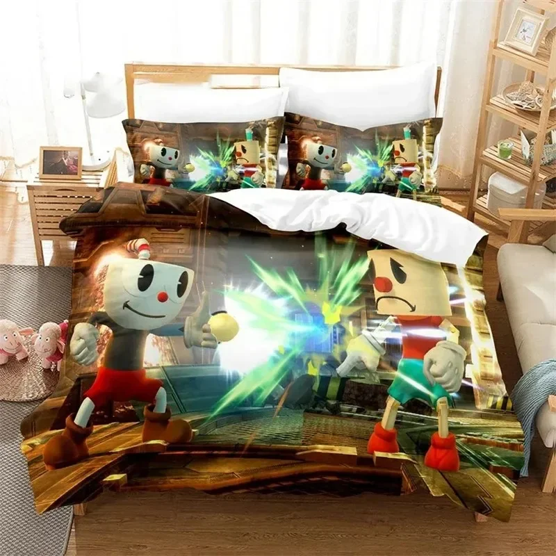 Cartoon Cuphead Show 3D NEW Duvet Cover Pillowcase Bedding Set Adult Boy Girl Bedroom Decoration Children Single Double Large
Cartoon Cuphead Show 3D NEW Duvet Cover Pillowcase Bedding Set Adult Boy Girl Bedroom Decoration Children Single Double Large