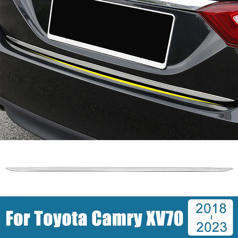 Stainless Car Rear Trunk Cover Tail Gate Trim Strip Sticker Decoration Accessories For Toyota Camry 70 XV70 2018-2021 2022 2023
Stainless Car Rear Trunk Cover Tail Gate Trim Strip Sticker Decoration Accessories For Toyota Camry 70 XV70 2018-2021 2022 2023