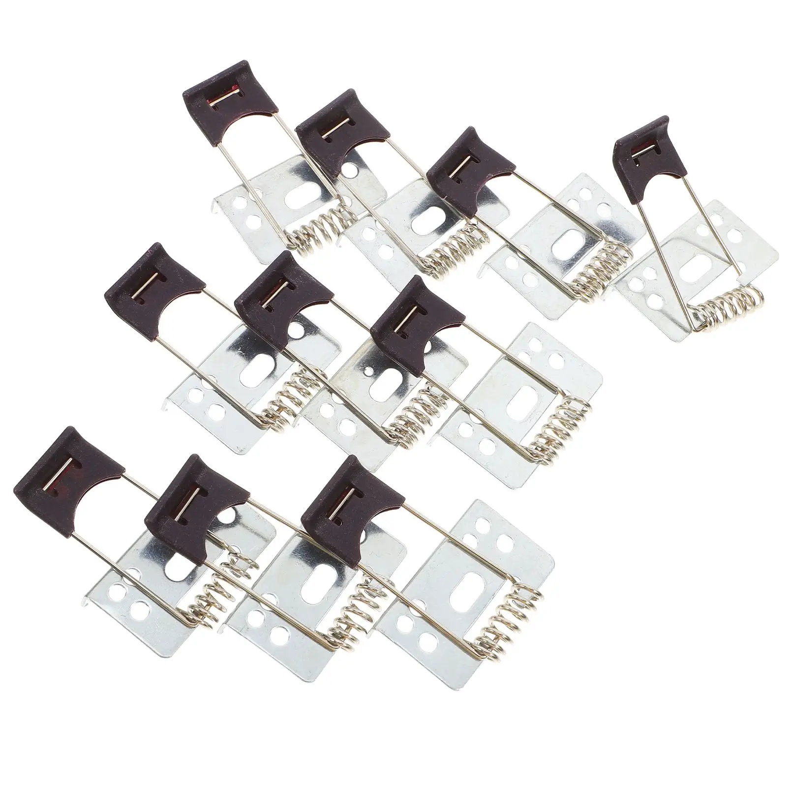 10 Pcs Spring Clips Sturdy Metal Plastic Durable Easy Installation Ceiling Lights Panels Lighting Accessories
10 Pcs Spring Clips Sturdy Metal Plastic Durable Easy Installation Ceiling Lights Panels Lighting Accessories