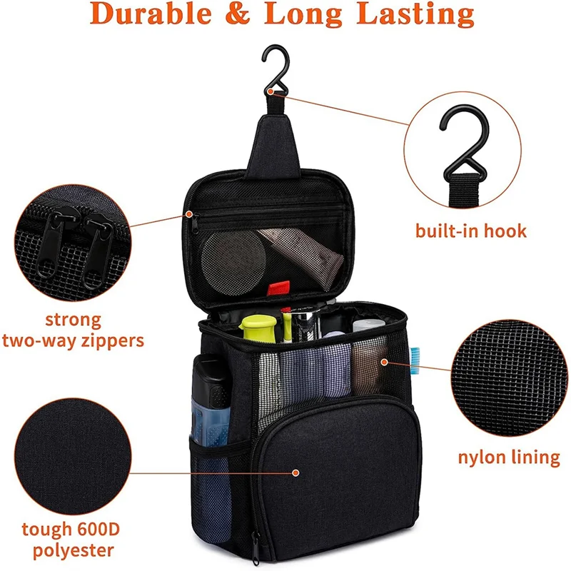 Универсальная портативная сумка Caddy, сумка Essentials для ванной комнаты, быстросохнущая с крючком
Универсальная портативная сумка Caddy, сумка Essentials для ванной комнаты, быстросохнущая с крючком