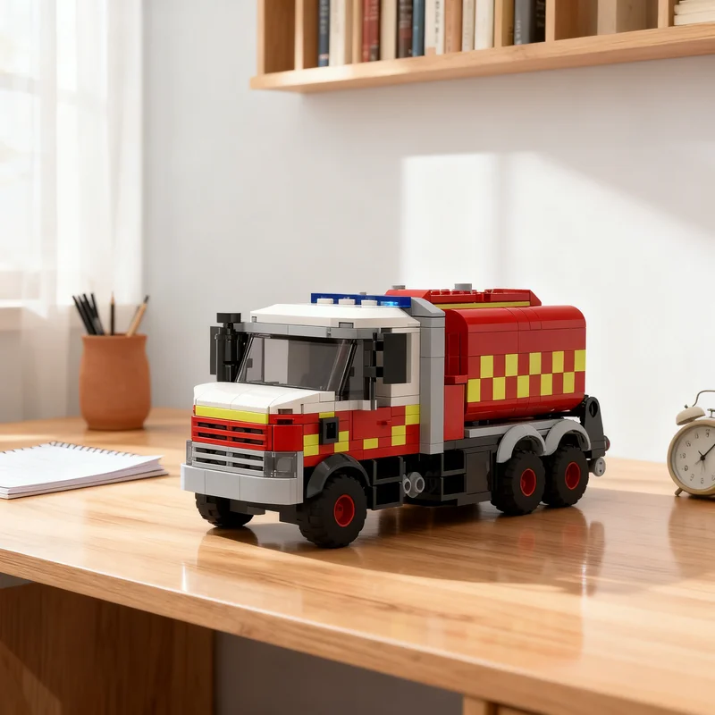 401pcs MOC City Fire Bulk Water Tanker Truck Model Building Blocks Christmas Gifts Architecture Idea Toys Education Brick
401pcs MOC City Fire Bulk Water Tanker Truck Model Building Blocks Christmas Gifts Architecture Idea Toys Education Brick