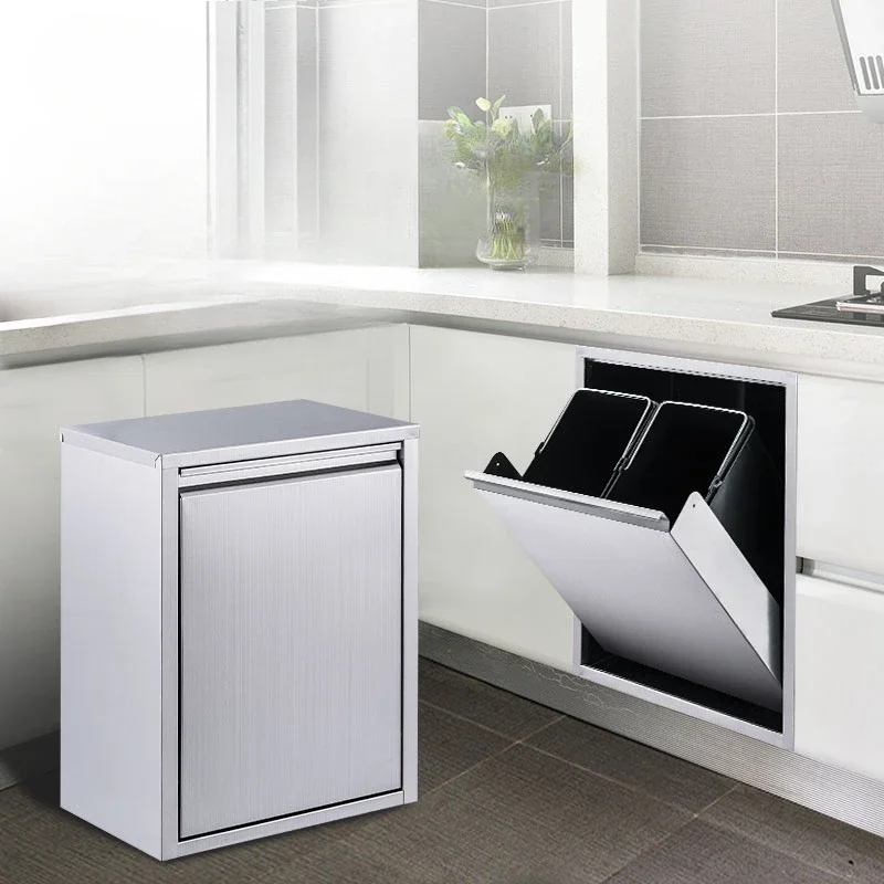 Household Storage, Kitchen Wall Mounted Rubbish Bin, Leak Proof Garbage Can, Modern Design,Stainless Steel Recessed Trash Can
Household Storage, Kitchen Wall Mounted Rubbish Bin, Leak Proof Garbage Can, Modern Design,Stainless Steel Recessed Trash Can