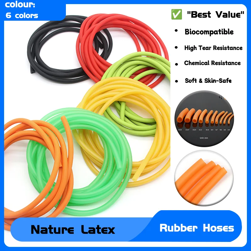 Tension Belt Multi-colors Slingshot Catapult Surgical Medical Speargun Band Rubber Tube 1/3/5m Nature Latex Rubber Hoses 1.6~6mm
Tension Belt Multi-colors Slingshot Catapult Surgical Medical Speargun Band Rubber Tube 1/3/5m Nature Latex Rubber Hoses 1.6~6mm