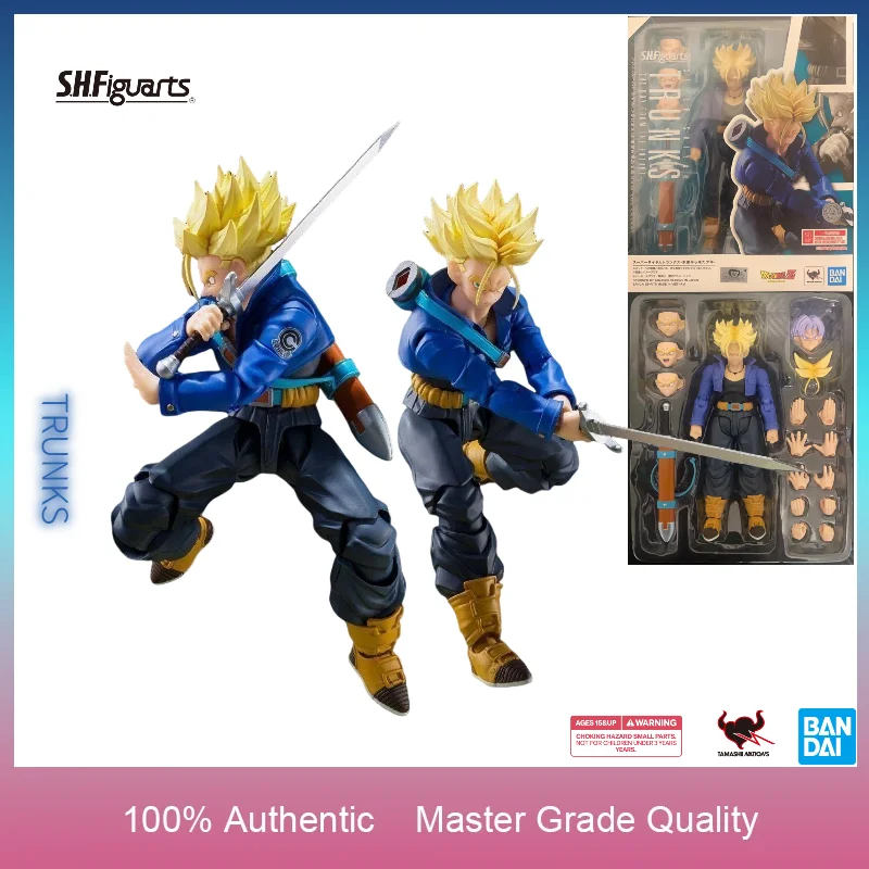 In-Stock Authentic Bandai S.H.Figuarts Dragon Ball Z Super Saiyan Trunks The Boy From The Future Action Figure Complete Set
In-Stock Authentic Bandai S.H.Figuarts Dragon Ball Z Super Saiyan Trunks The Boy From The Future Action Figure Complete Set