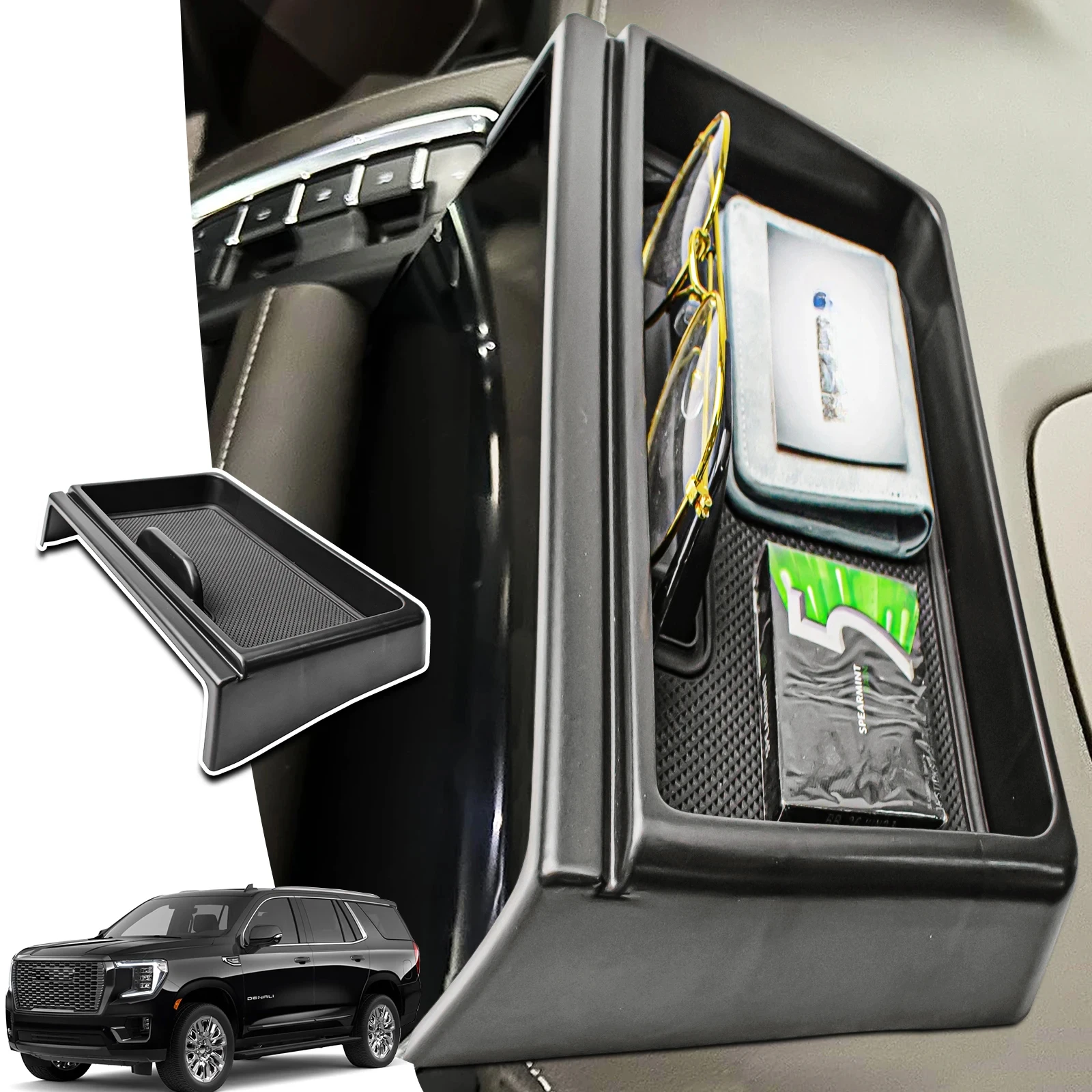 Tucknbox For Chevy Suburban/Chevy Tahoe/GMC Yukon 2021 2022 2023 2024 Center Console Dashboard Tray Center Console Organizer
Tucknbox For Chevy Suburban/Chevy Tahoe/GMC Yukon 2021 2022 2023 2024 Center Console Dashboard Tray Center Console Organizer