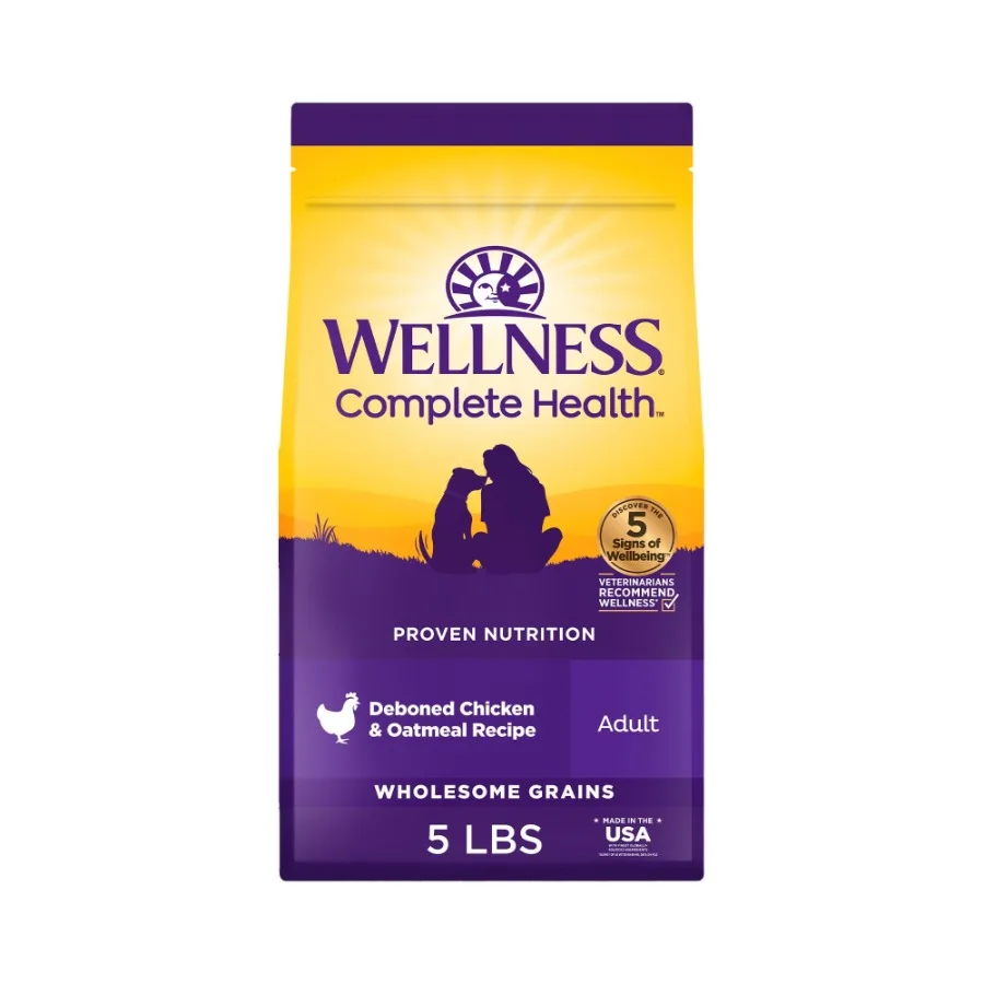 Complete Health Dry Dog Food, Wholesome Grains, Natural, Chicken and Oatmeal, 5-Pound Bag
Complete Health Dry Dog Food, Wholesome Grains, Natural, Chicken and Oatmeal, 5-Pound Bag