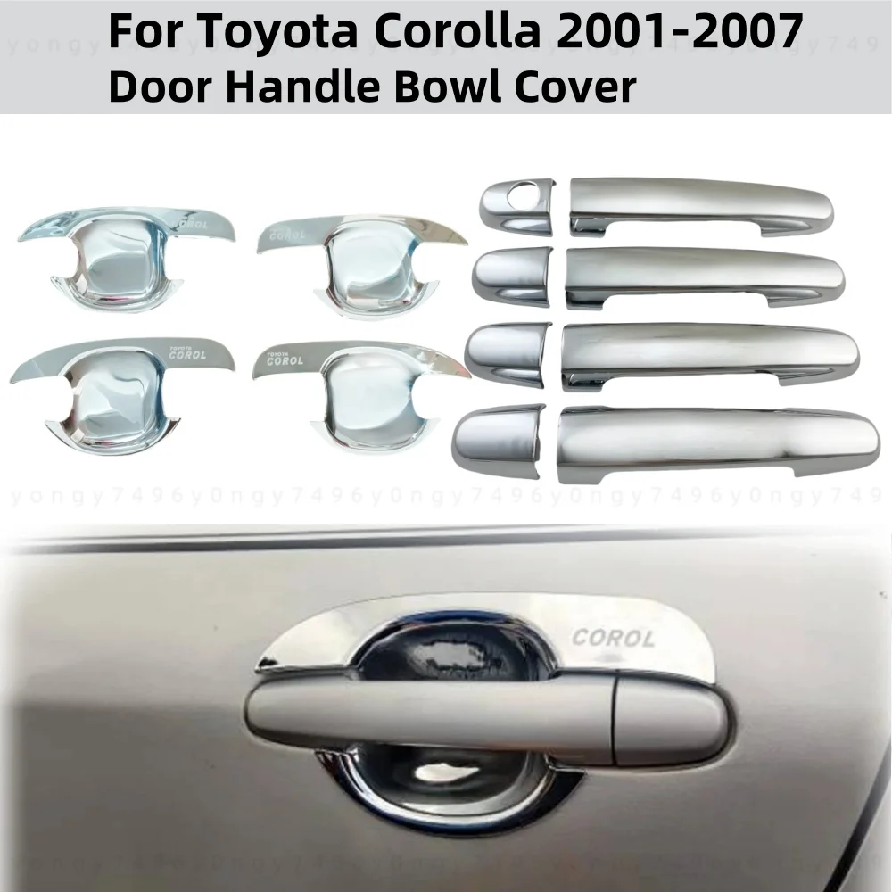 2001 2002 2003 2005 2006 2007 For Toyota Corolla Car ABS Chrome Accessories Plated Door Handle Bowl Cover Trim Paste Style
2001 2002 2003 2005 2006 2007 For Toyota Corolla Car ABS Chrome Accessories Plated Door Handle Bowl Cover Trim Paste Style