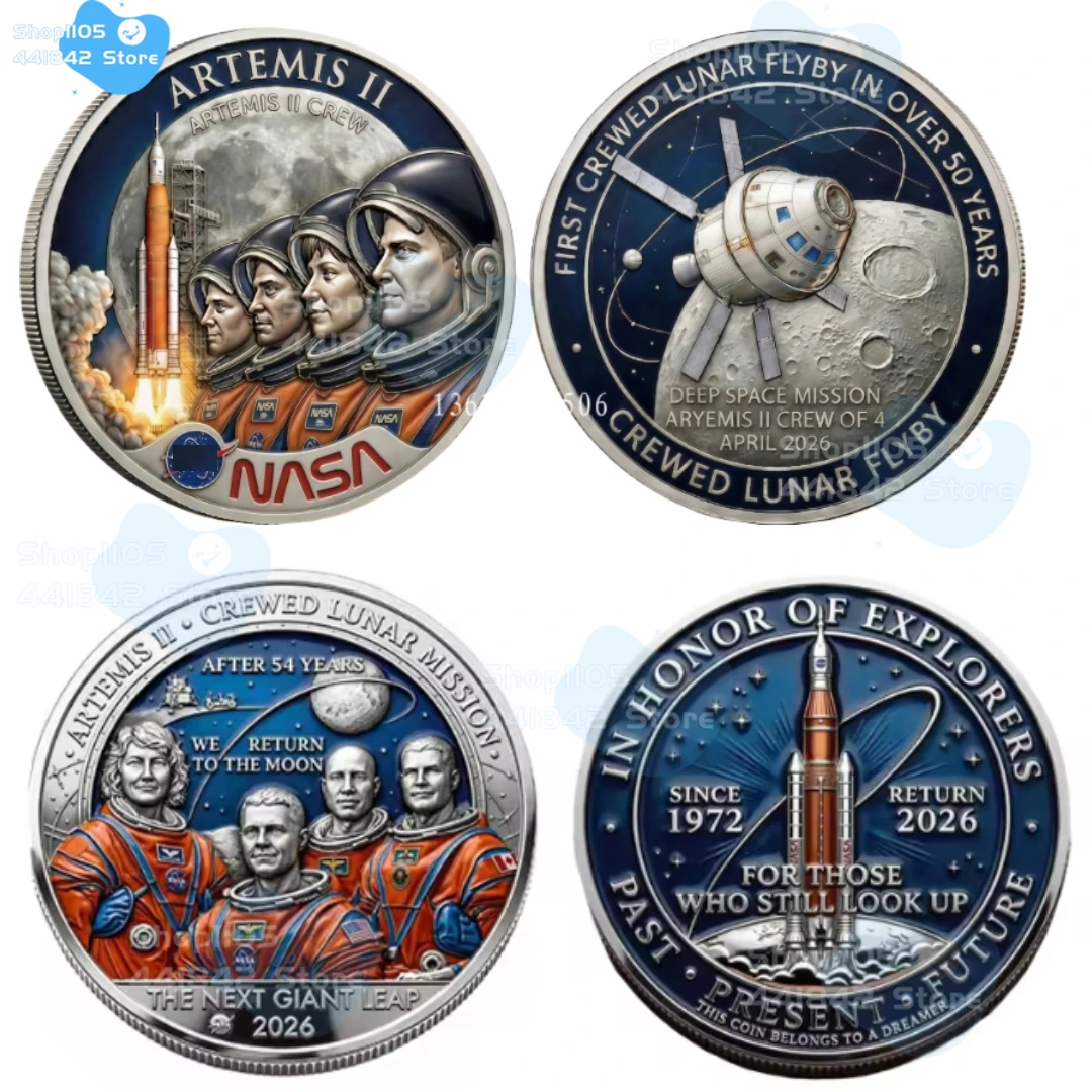 2026 Artemis Ii Apollo 11 Moon Landing Commemorative Coin 3d Iron Nasa Space Exploration Collectible Gift For Space Lovers
2026 Artemis Ii Apollo 11 Moon Landing Commemorative Coin 3d Iron Nasa Space Exploration Collectible Gift For Space Lovers