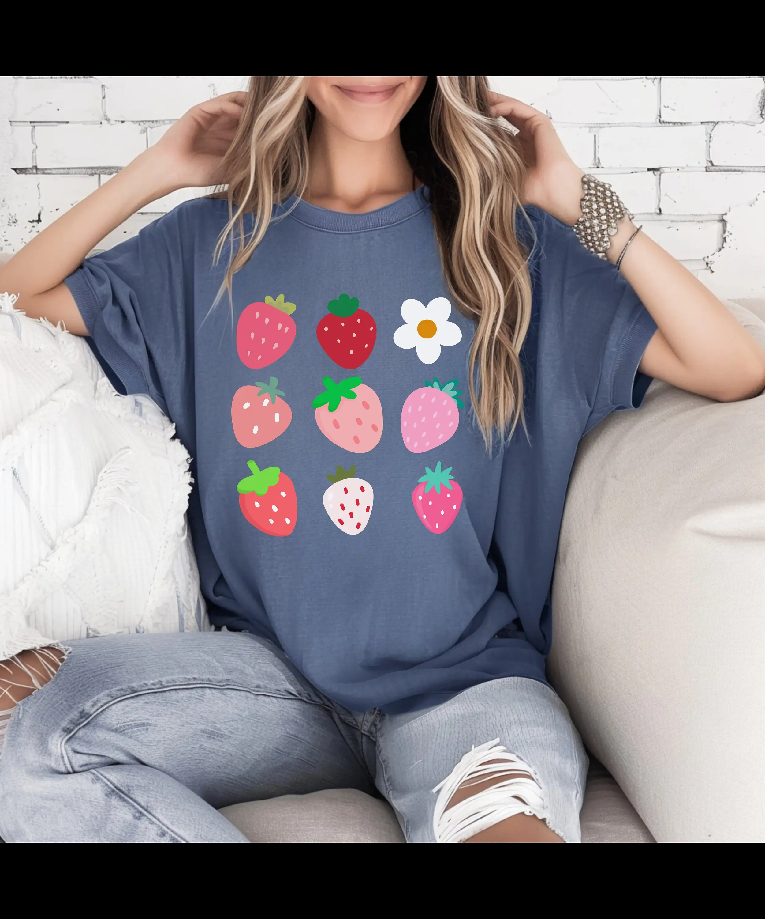 Comfort Colors Strawberry T Shirt Boho Inspired Cute For Fruit Lovers Retro
Comfort Colors Strawberry T Shirt Boho Inspired Cute For Fruit Lovers Retro