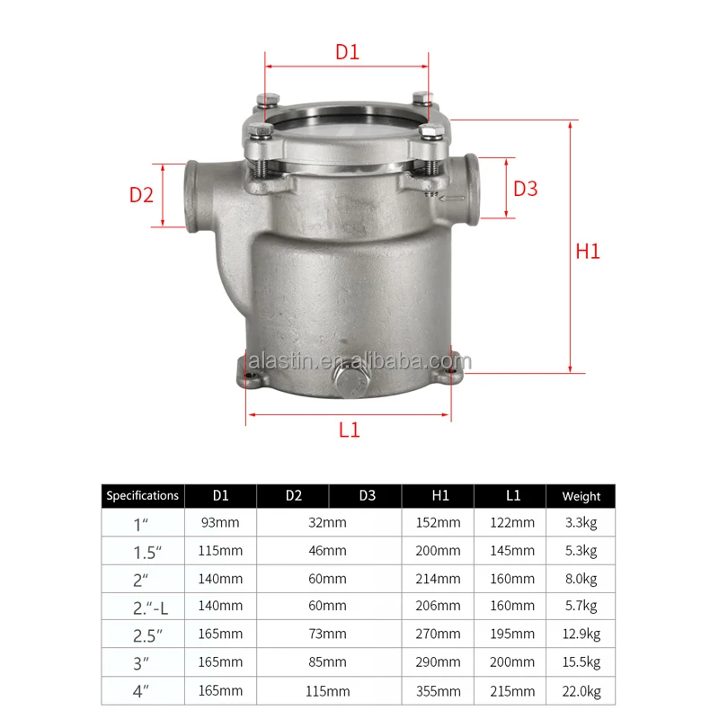 Marine Supplies Stainless Steel 316L Marine Seawater Strainer/basket 1"/2"/3"/4" Sea Water Filter
Marine Supplies Stainless Steel 316L Marine Seawater Strainer/basket 1"/2"/3"/4" Sea Water Filter