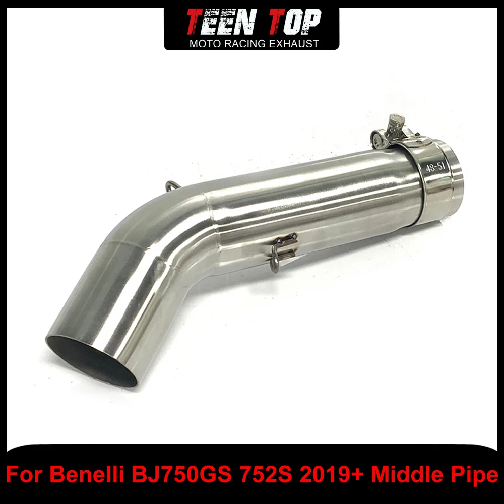 Motorcycle 51mm Escape Exhaust Systems Connection Pipe For Benelli 752S BJ750GS Middle Link Pipe 752S 2019+ Stainless Steel
Motorcycle 51mm Escape Exhaust Systems Connection Pipe For Benelli 752S BJ750GS Middle Link Pipe 752S 2019+ Stainless Steel