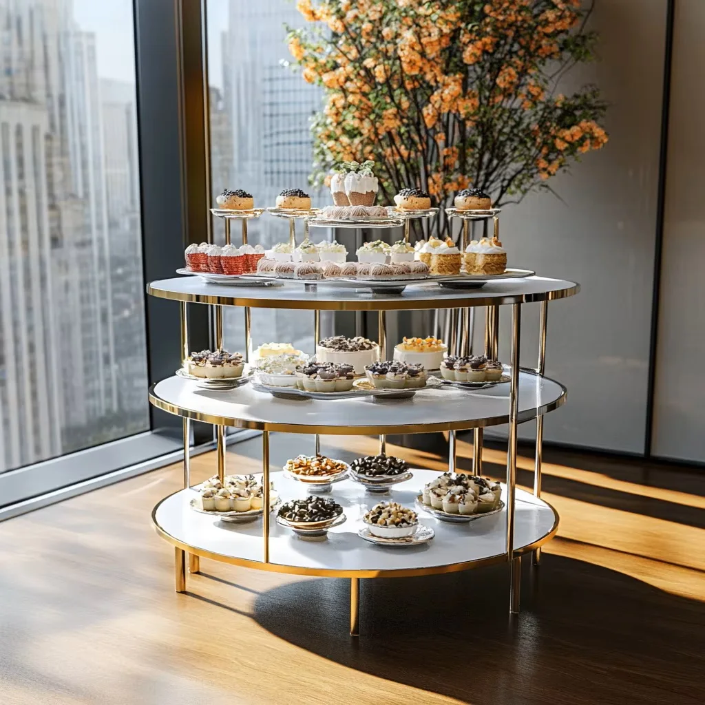 * New Desgin Party Event Dessert Table Hotel Hall Wedding Dessart Table for Event
* New Desgin Party Event Dessert Table Hotel Hall Wedding Dessart Table for Event