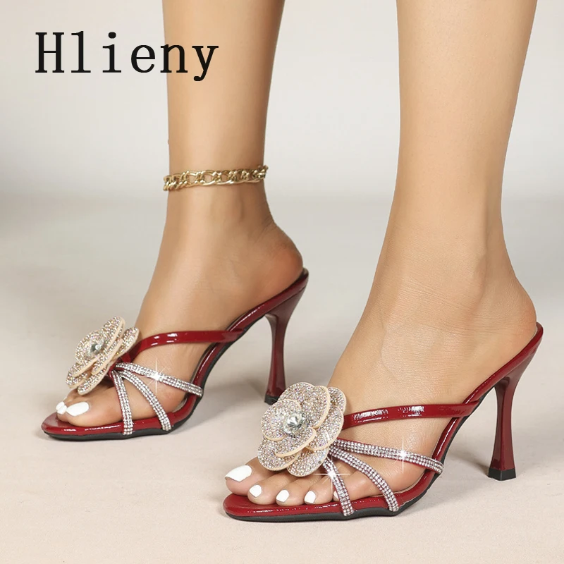 Hlieny Sexy High Heels Women Slipper Summer Fashion Crystal Flower Narrow Band Open Toe Slides Stripper Party Sandal Mule Shoes
Hlieny Sexy High Heels Women Slipper Summer Fashion Crystal Flower Narrow Band Open Toe Slides Stripper Party Sandal Mule Shoes