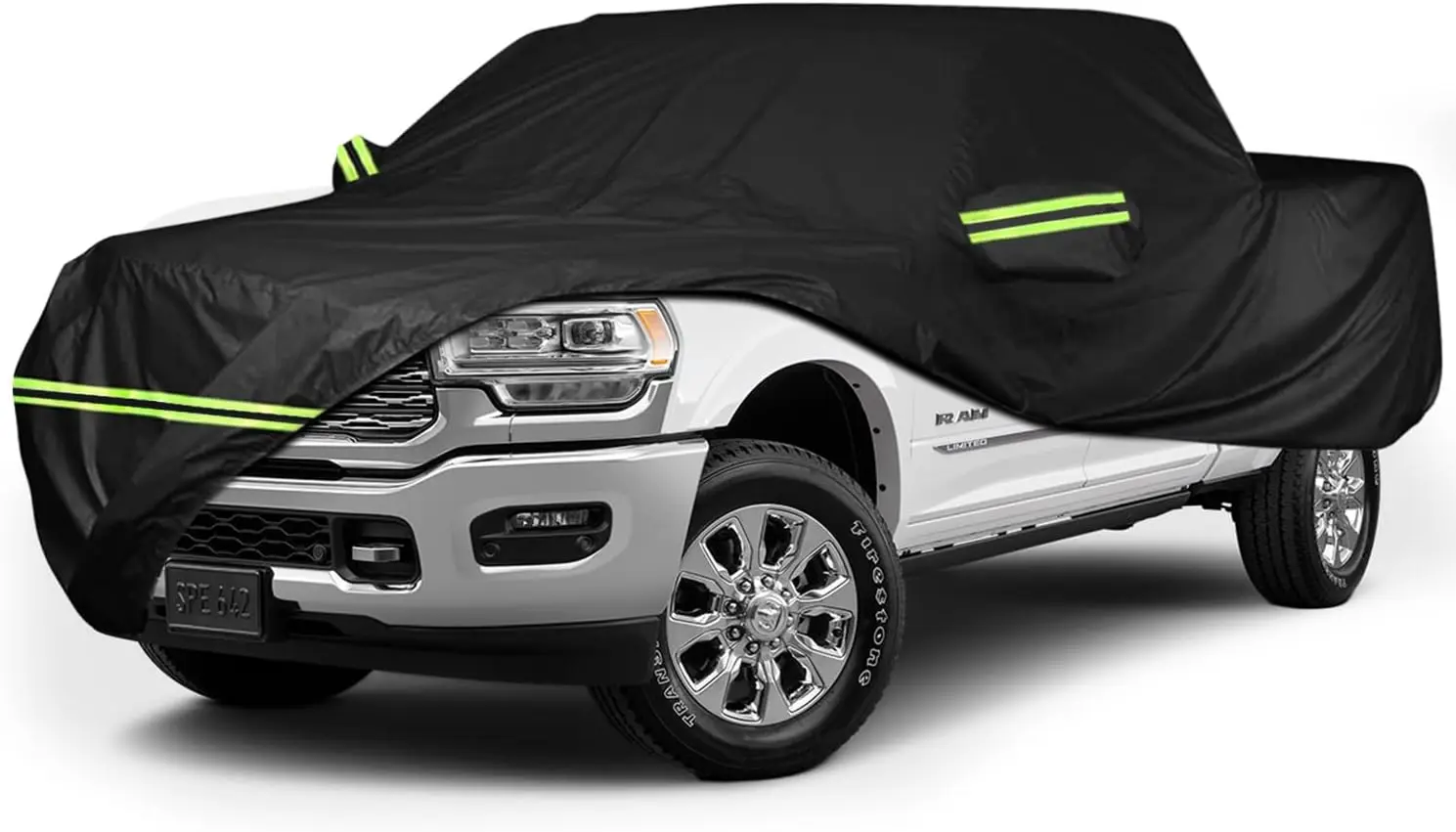 Waterproof Truck Cover for Dodge Ram 2500-3500 Crew Cab Short Bed, All Weather Windproof Oxford with Zipper Door
Waterproof Truck Cover for Dodge Ram 2500-3500 Crew Cab Short Bed, All Weather Windproof Oxford with Zipper Door