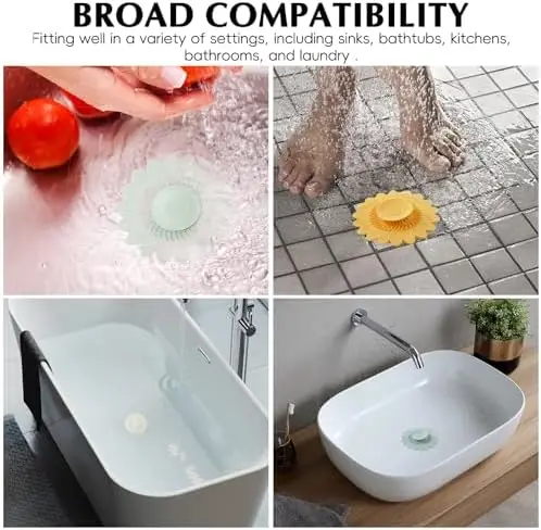 Shower drain hair catcher-flower bathtub drain silicone cover, hair filter and plug
Shower drain hair catcher-flower bathtub drain silicone cover, hair filter and plug