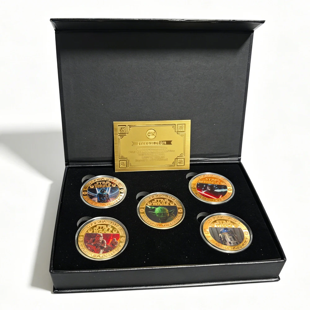 2026 Star Wars Gold Plated Commemorative Coin Force Awakens Movie Die Cast Badge Collectible Souvenir Gift Ornament Gift Box
2026 Star Wars Gold Plated Commemorative Coin Force Awakens Movie Die Cast Badge Collectible Souvenir Gift Ornament Gift Box