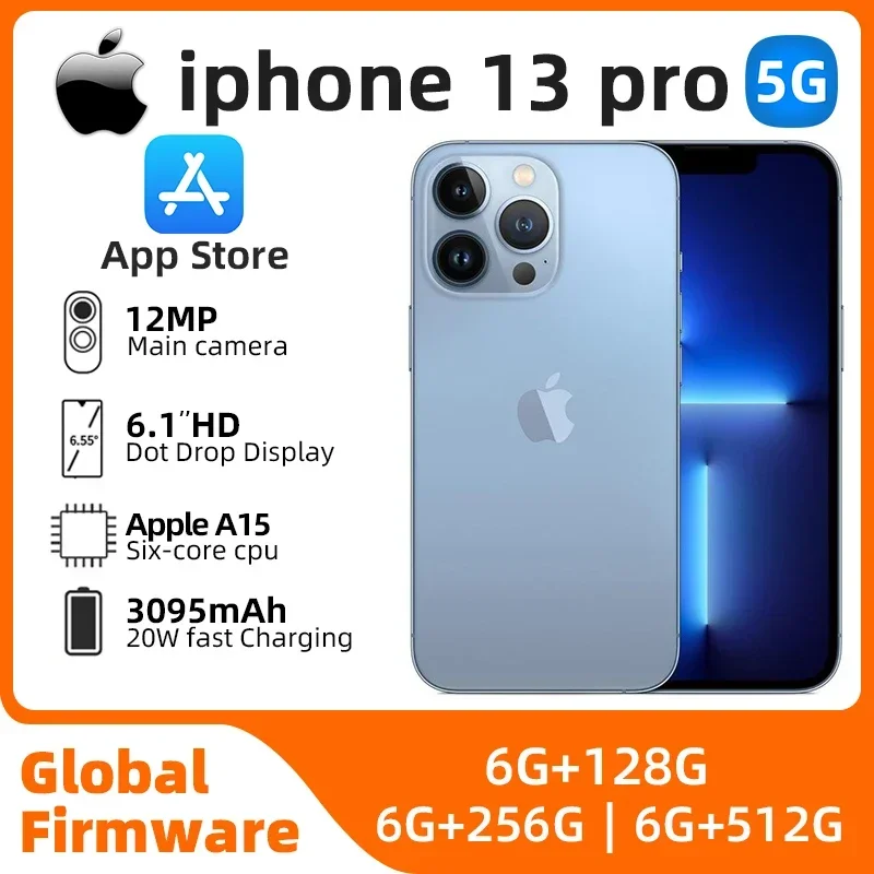Apple iphone 13 Pro 5G 6,1 дюйма 128 ГБ/256 ГБ/512 ГБ ПЗУ A15 Бионический чип iOS16 Все цвета в хорошем состоянии Оригинальный использованный телефон 
Apple iphone 13 Pro 5G 6,1 дюйма 128 ГБ/256 ГБ/512 ГБ ПЗУ A15 Бионический чип iOS16 Все цвета в хорошем состоянии Оригинальный использованный телефон