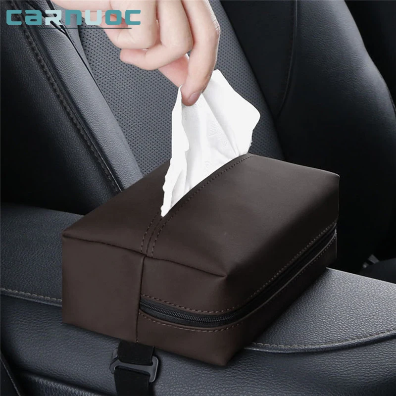 Leather Seat Back Hanging Type Holder Armrest Box Towel Storage Case Car Tissue Box Cover Auto Tissue Box Sun Visor Accessories
Leather Seat Back Hanging Type Holder Armrest Box Towel Storage Case Car Tissue Box Cover Auto Tissue Box Sun Visor Accessories