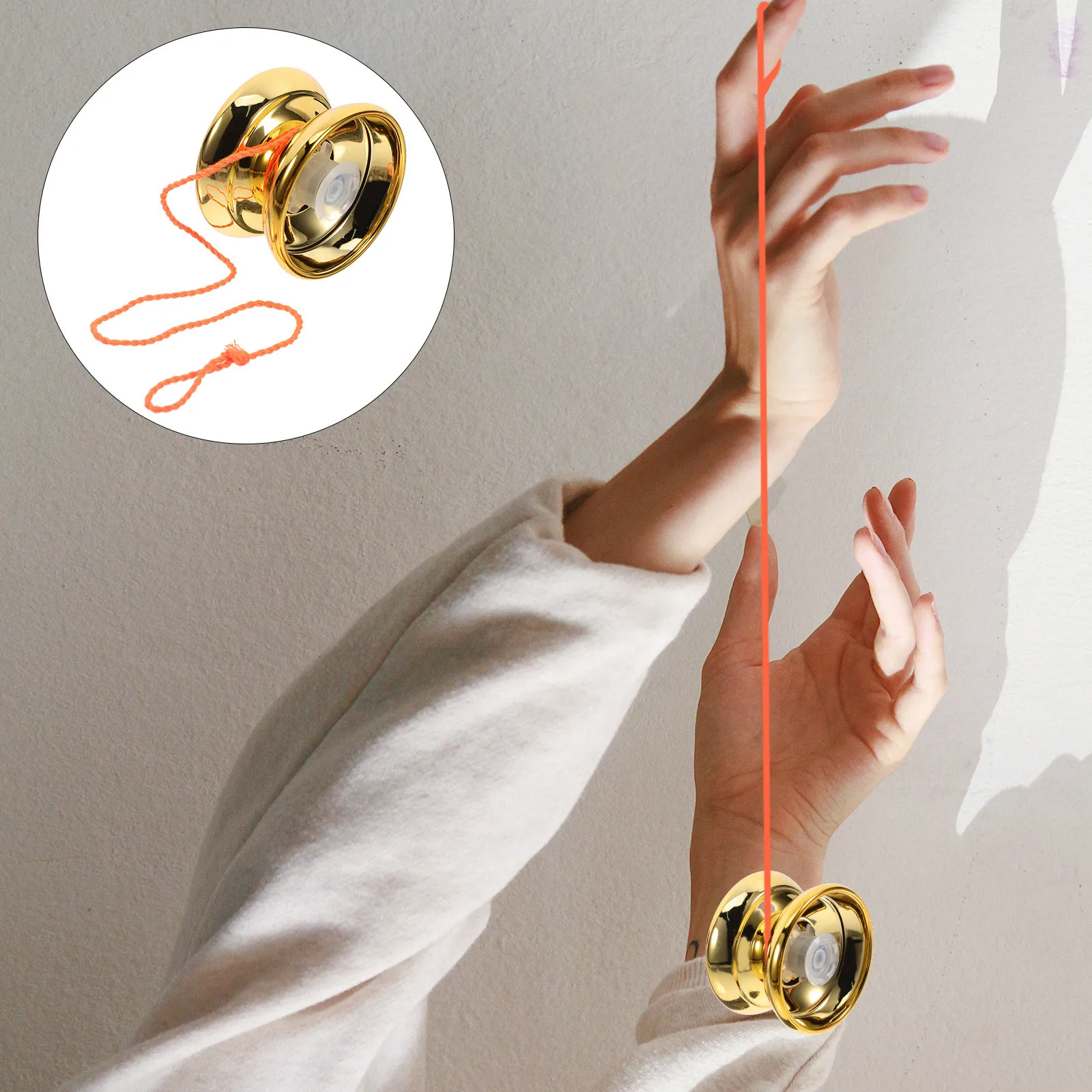 1Set Alloy Yo-Yo Beginner String Ball Fingertip Plaything Outdoor Exercise Hand Coordination Smooth Durable Yo-Yos
1Set Alloy Yo-Yo Beginner String Ball Fingertip Plaything Outdoor Exercise Hand Coordination Smooth Durable Yo-Yos