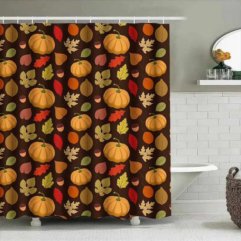 Туну Осенние листья тыквенный узор занавеска для душа декоративный тканевый фон для ванной комнаты
Туну Осенние листья тыквенный узор занавеска для душа декоративный тканевый фон для ванной комнаты