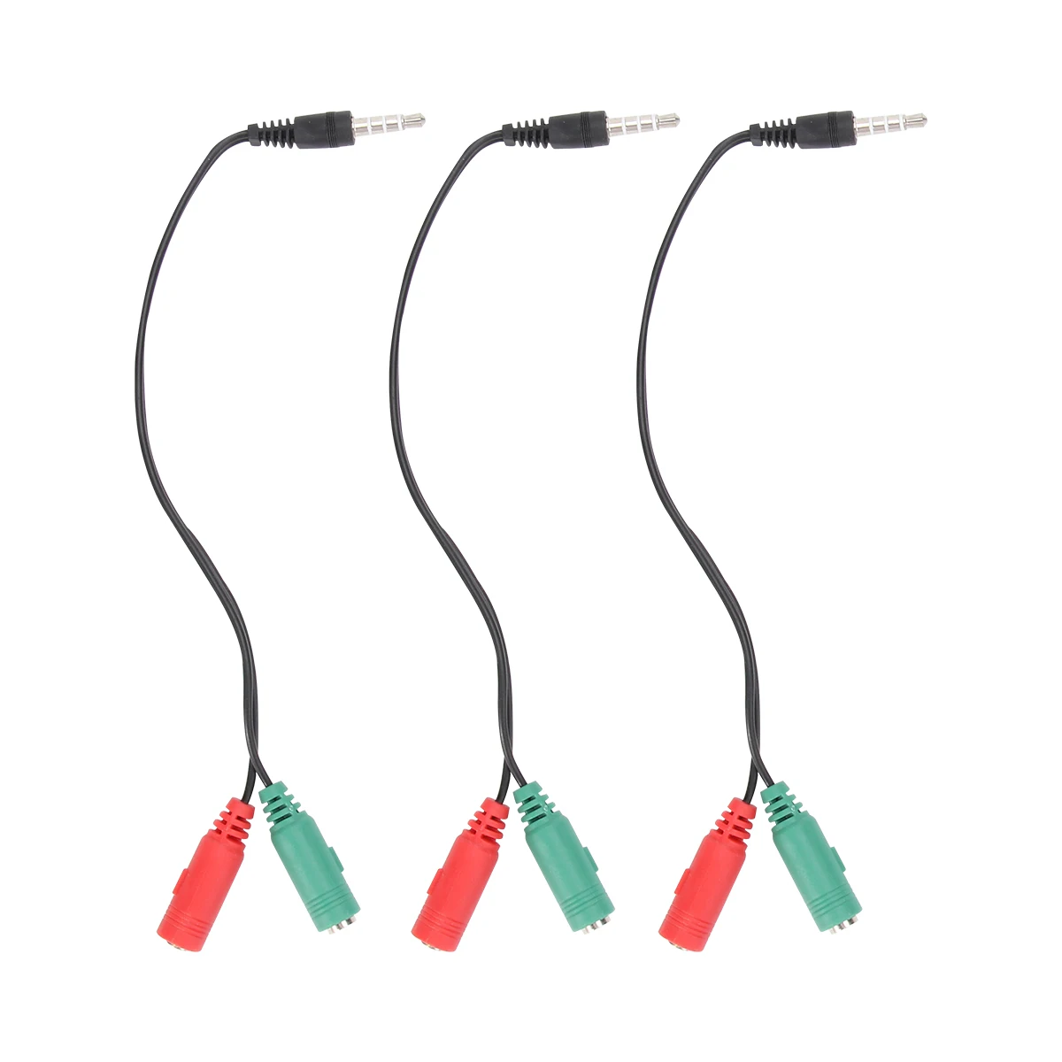 3 Pcs Cable Splitter ABS Headphone Adapter for Laptops Phones Tablets Premium Durable Compact Audio Splitter Wired
3 Pcs Cable Splitter ABS Headphone Adapter for Laptops Phones Tablets Premium Durable Compact Audio Splitter Wired