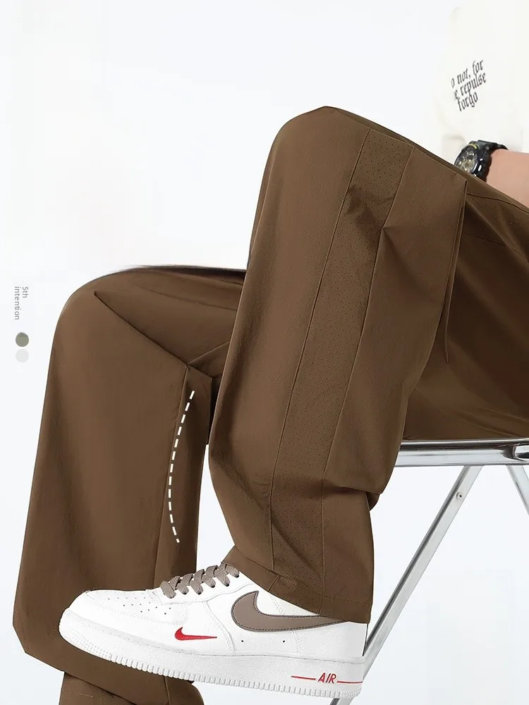 Men's Summer Casual Pants Breathable Me Knife Coffee Color Straight Leg Cotton Trousers Youth Faion
Men's Summer Casual Pants Breathable Me Knife Coffee Color Straight Leg Cotton Trousers Youth Faion