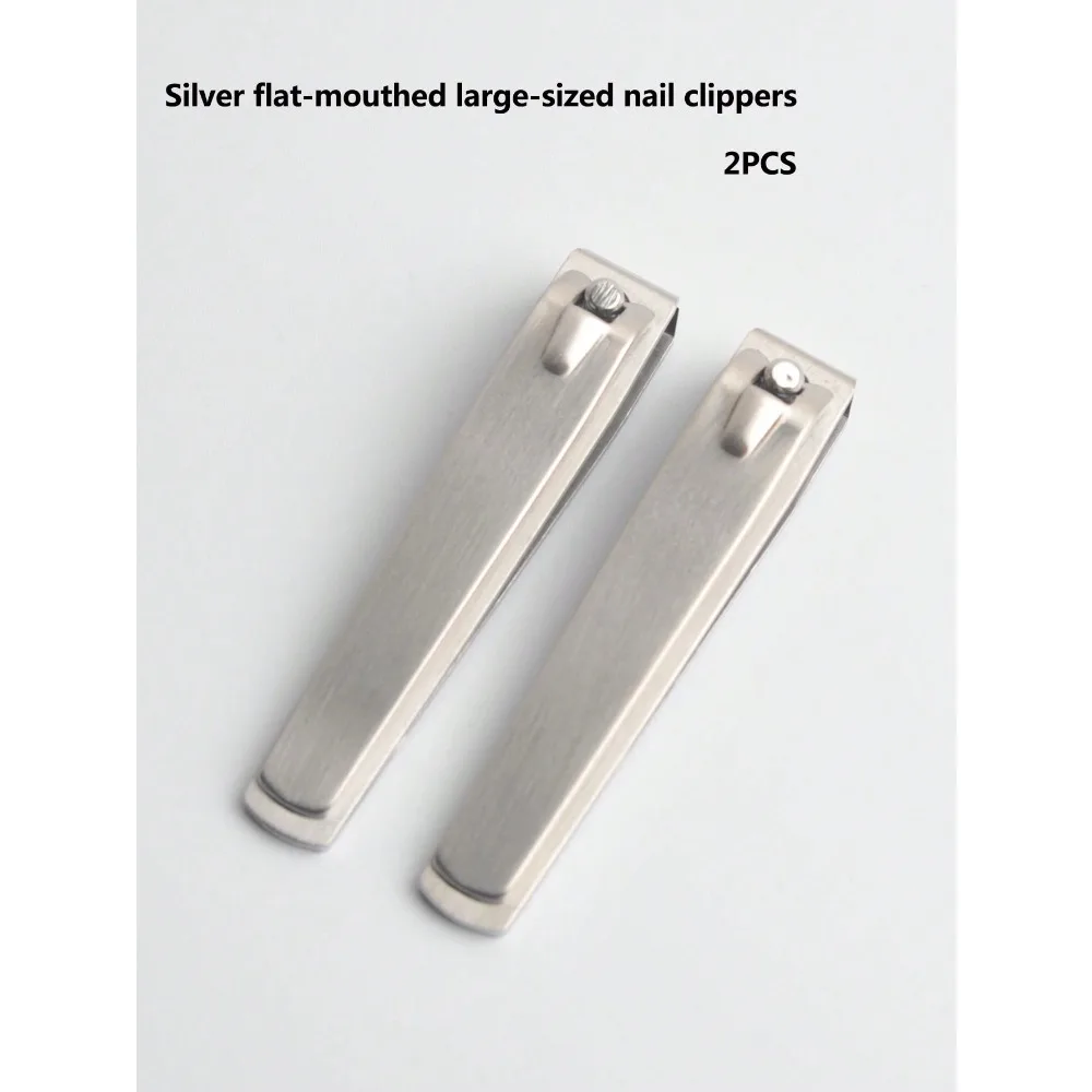 2pcs Stainless Steel Nail Clippers, Flat Nail Trimmer Suitable For Men And Women
2pcs Stainless Steel Nail Clippers, Flat Nail Trimmer Suitable For Men And Women