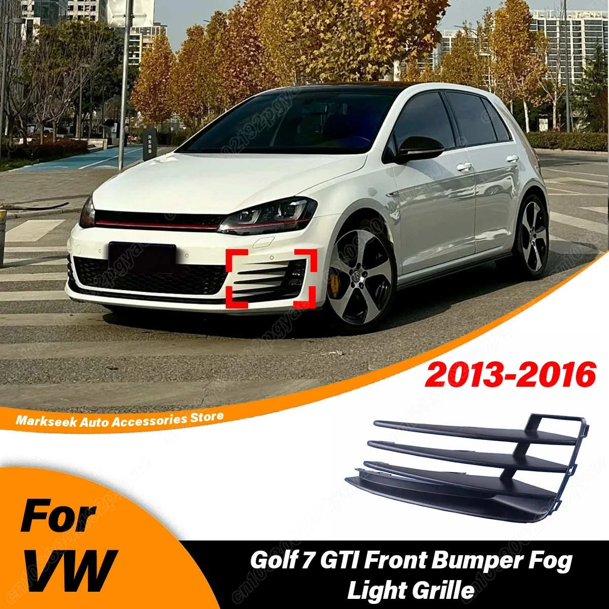 For Volkswagen Golf 7 GTI 2013 2014 2015 2016 Car Front Bumper Fog Light Grille Protection Frame Air Intake Cover Body Decor Kit
For Volkswagen Golf 7 GTI 2013 2014 2015 2016 Car Front Bumper Fog Light Grille Protection Frame Air Intake Cover Body Decor Kit