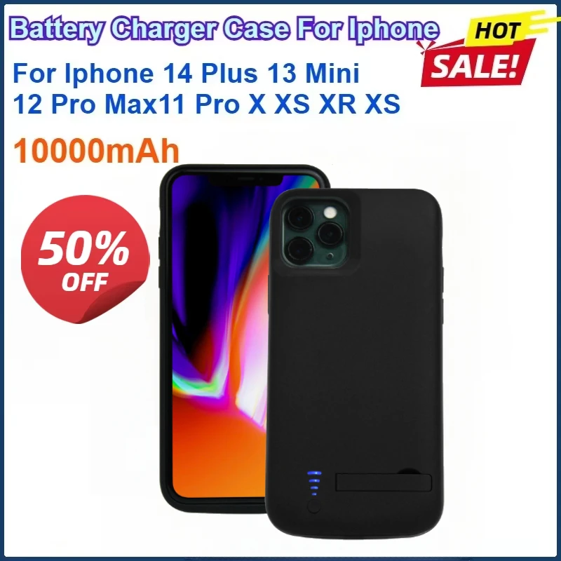 10000mAh Battery Charger Case for Iphone 14 Plus 13 Mini 12 Pro Max 11 Pro X XS XR XS Max 6 6S 7 8 Plus New Power Bank Case
10000mAh Battery Charger Case for Iphone 14 Plus 13 Mini 12 Pro Max 11 Pro X XS XR XS Max 6 6S 7 8 Plus New Power Bank Case